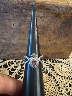 Bomb Party Lab Created Stones on Rhodium Plating-New!